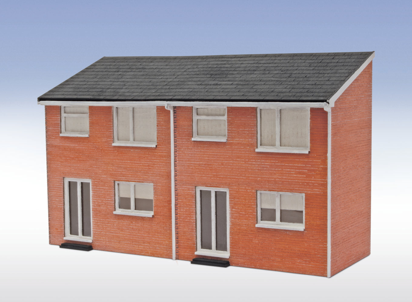 PECO LK-213 1960s House Backs - Laser Cut OO/HO Gauge