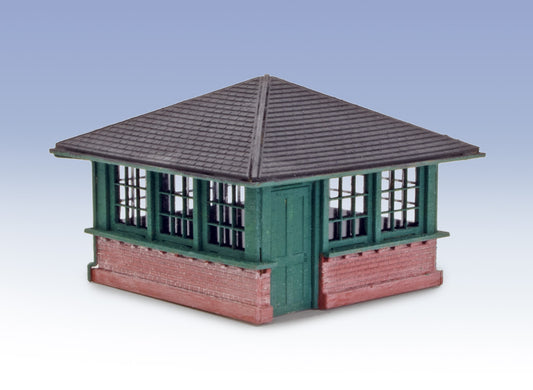 PECO LK-216 West Highland Line Platform-mounted Signal Box Laser Cut OO/HO Gauge