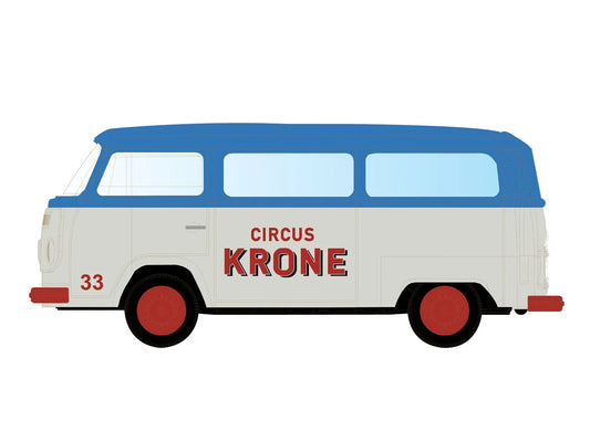 miNis VW T2 Bus Circus Krone LKLC3963 N Gauge