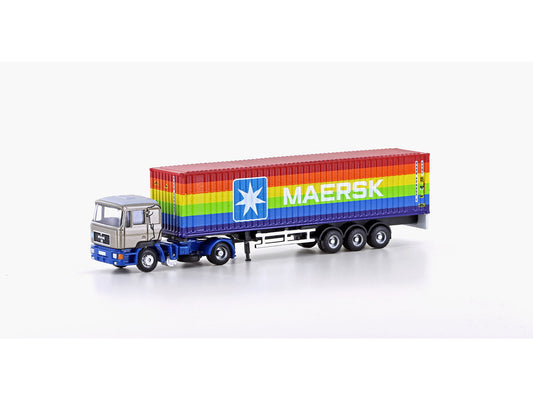 miNis MAN F90 Tractor & Trailer Maersk Rainbow LKLC4066 N Gauge