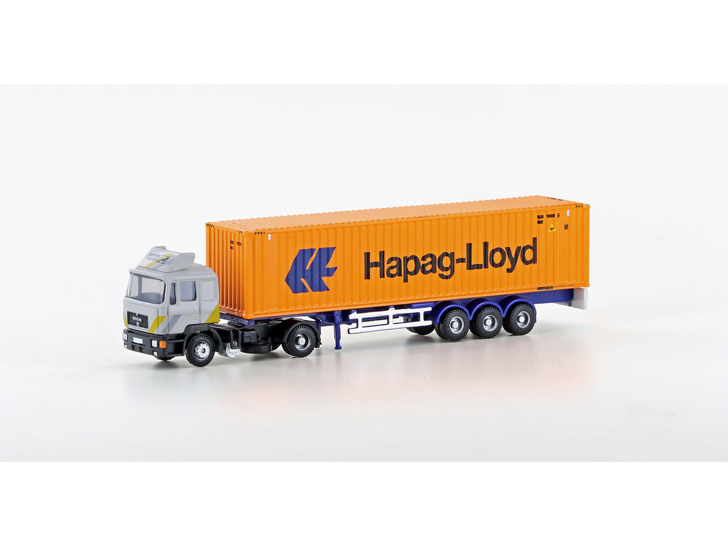 miNis MAN F90 Tractor & Trailer Hapag-Lloyd LKLC4068 N Gauge