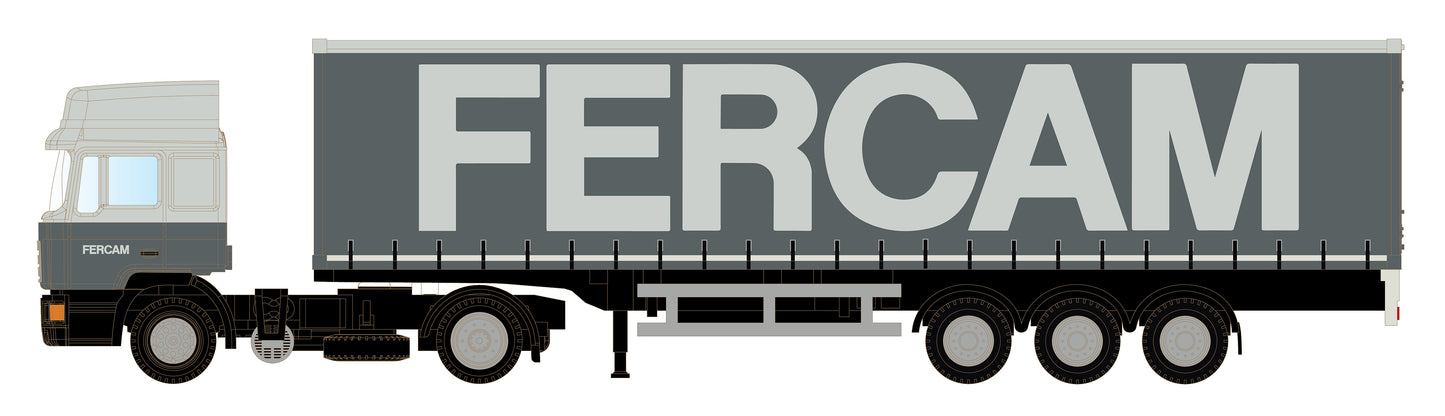 miNis MAN F90 Tractor & Trailer Fercam LKLC4070 N Gauge