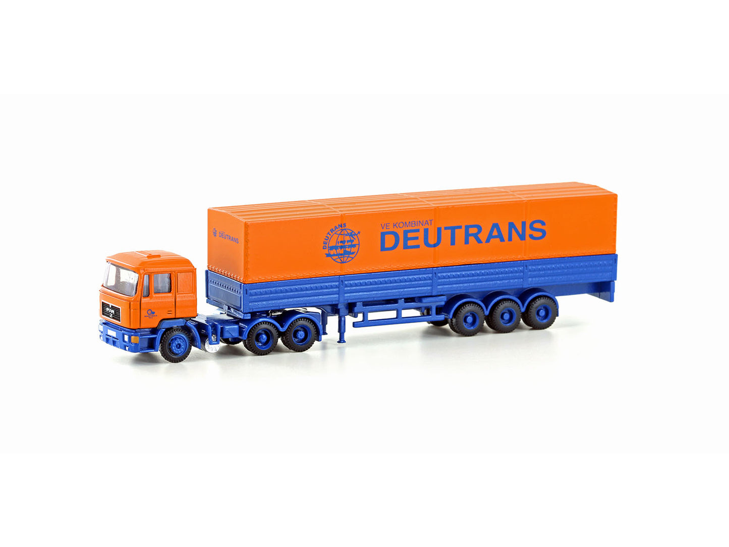 miNis MAN F90 Tractor & Trailer Deutrans LKLC4072 N Gauge