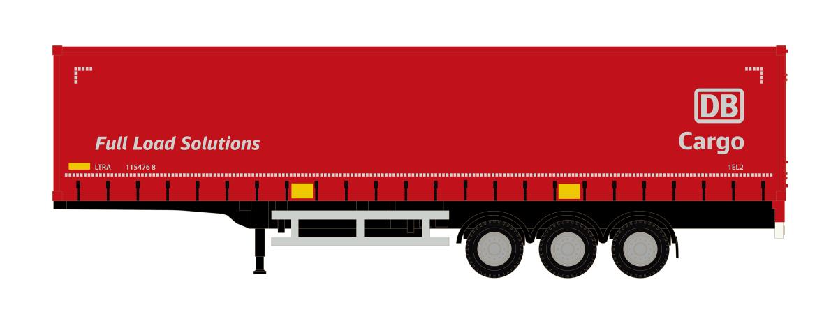 MiNis Curtainside Trailer DB Cargo Full Load Solutions N Gauge LKLC4074