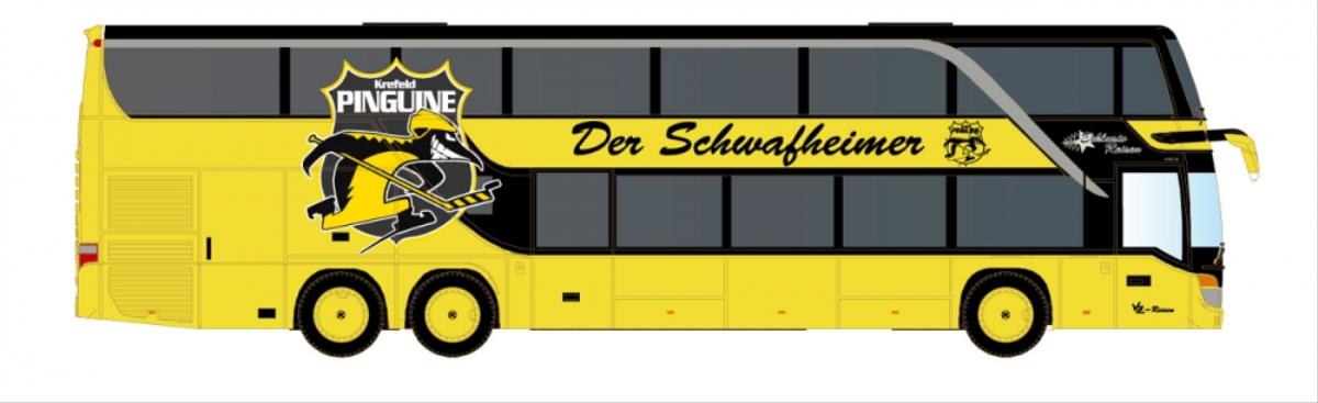 miNis LC4477 Setra S431 DT Krefelder Pinguine Coach N Gauge