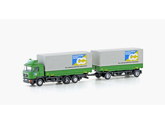 miNis LC4632 MAN F90 3 Axle w/Trailer Cretschmar Cargo N Gauge
