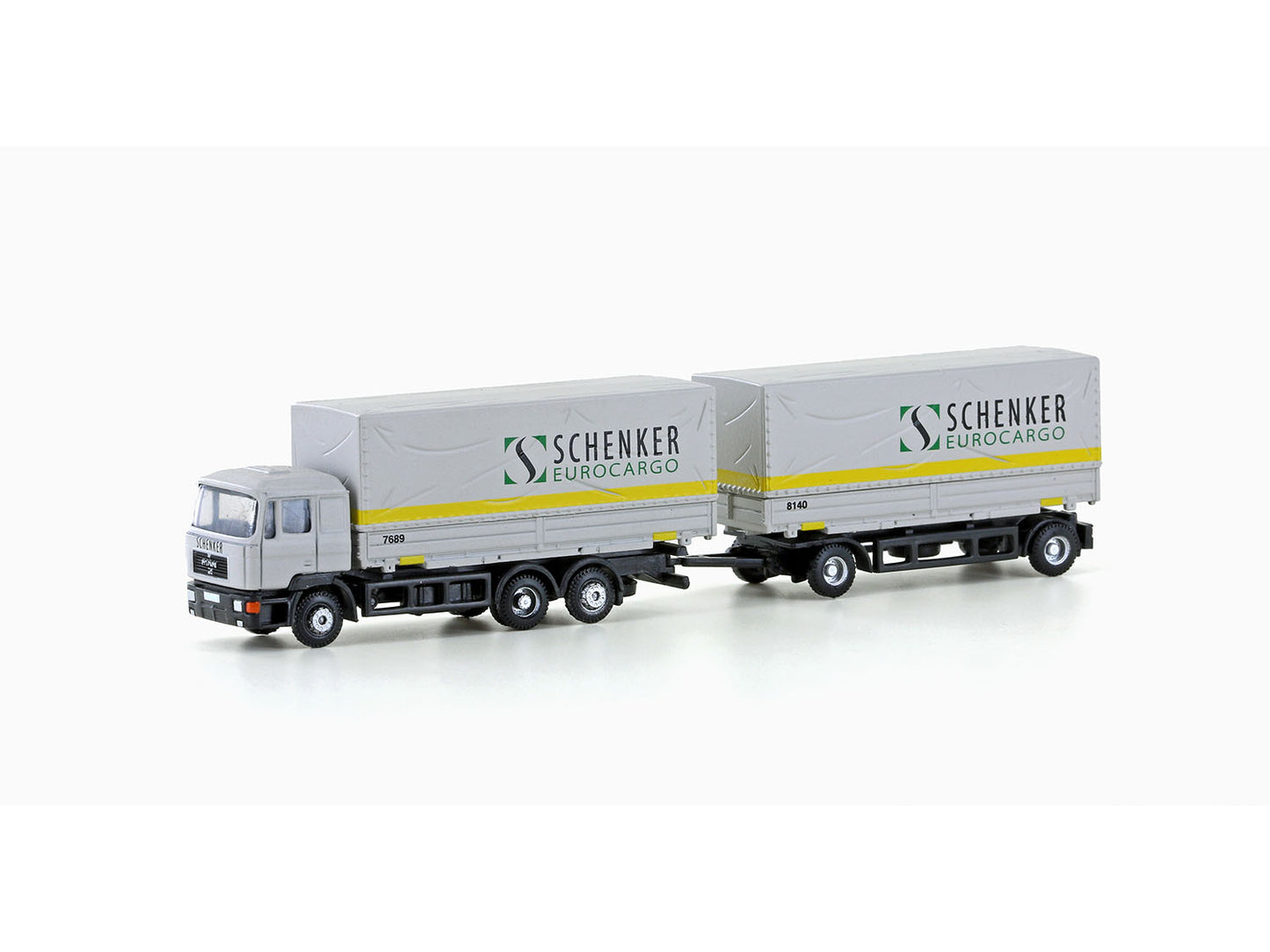 miNis LC4633 MAN F90 3 Axle w/Trailer Schenker Cargo N Gauge