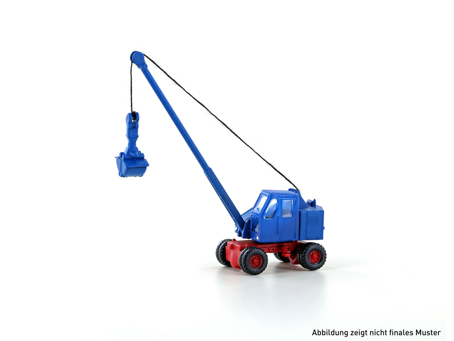 miNis Fuchs F301 Crane Blue w/Telescopic Arm & Grab LKLC4702 N Gauge