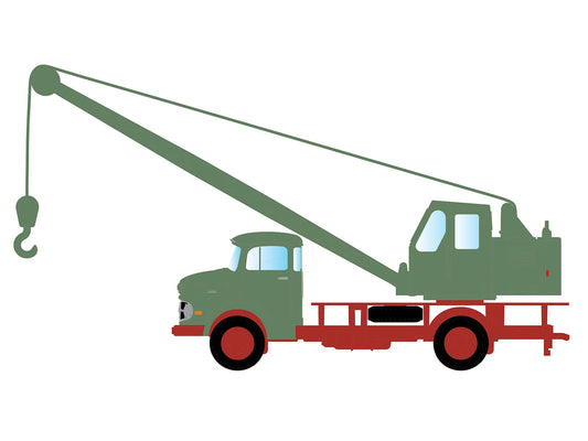 miNis MB L322 Fuchs Mobile Crane Green/Red LKLC4752 N Gauge