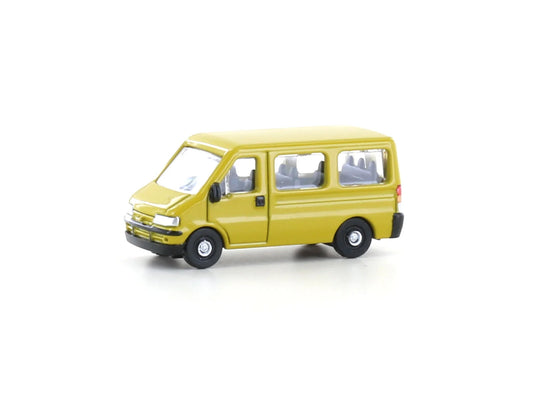 miNis Fiat Ducato II Minibus Yellow LKLC61313 N Gauge
