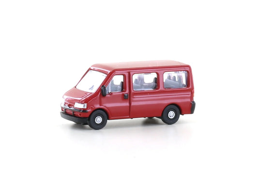 miNis Fiat Ducato II Minibus Red LKLC61316 N Gauge