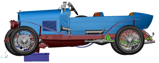 Le Mans Miniatures Chenard & Walcker No.9 24hr Le Mans 1923 1:32 320100-9M