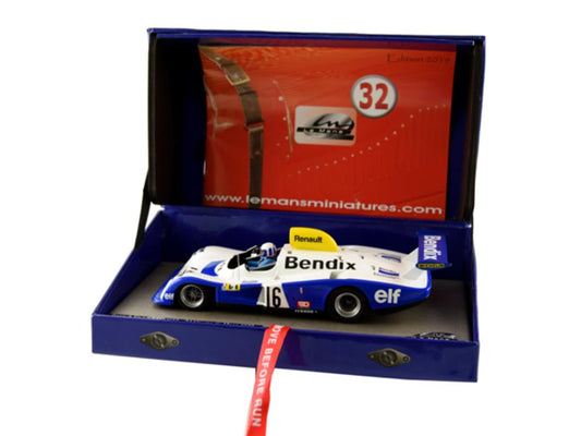 Le Mans Miniatures Renault Alpine A442 No.16 Le Mans 1977 LMM132077-16M 1:32 Scale