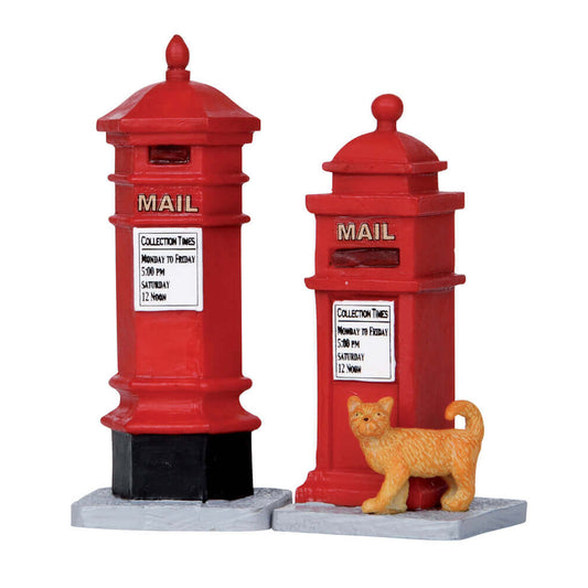 Lemax Victorian Mailboxes (2) Christmas Caddington Village Decoration 14362