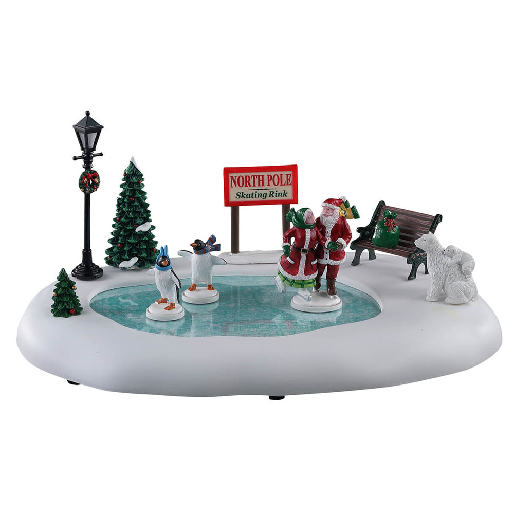 Lemax North Pole Skating Rink Christmas Village Decoration 14837
