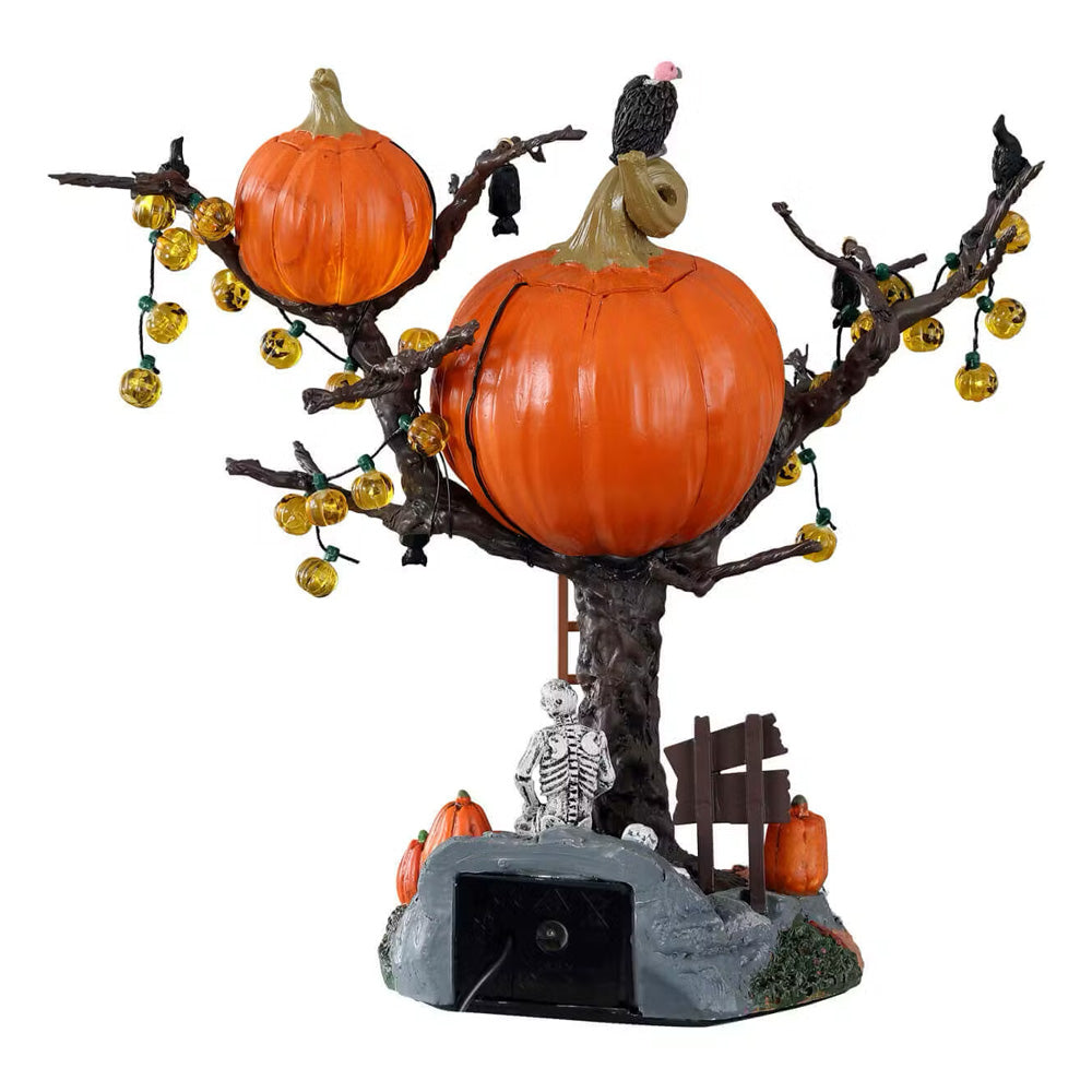 Lemax Pumpkin Tree House Spooky Town Halloween Display Deocration 14856