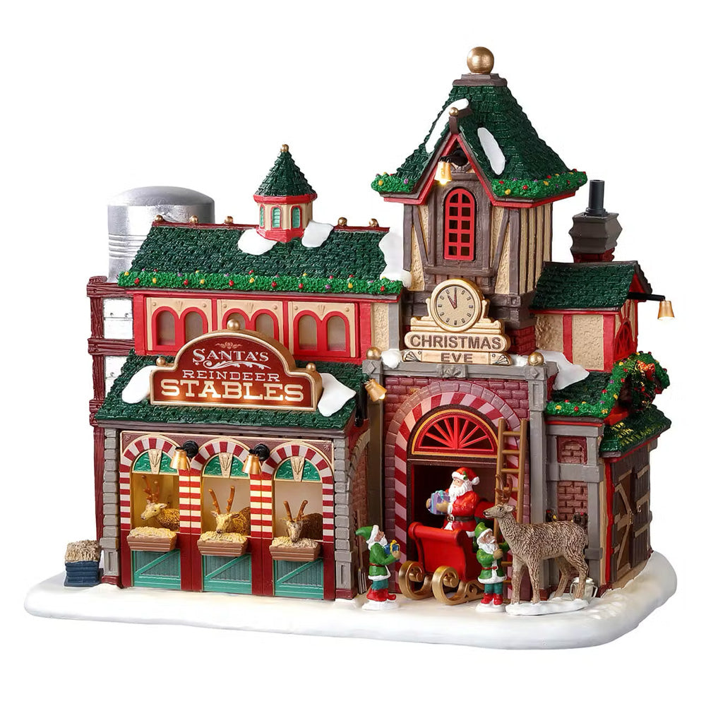 Lemax Santa's Reindeer Stables Christmas Santa's Wonderland 25926
