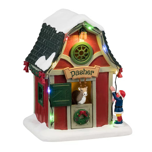 Lemax Dasher's Den Santa's Wonderland Display Table Accent 44324