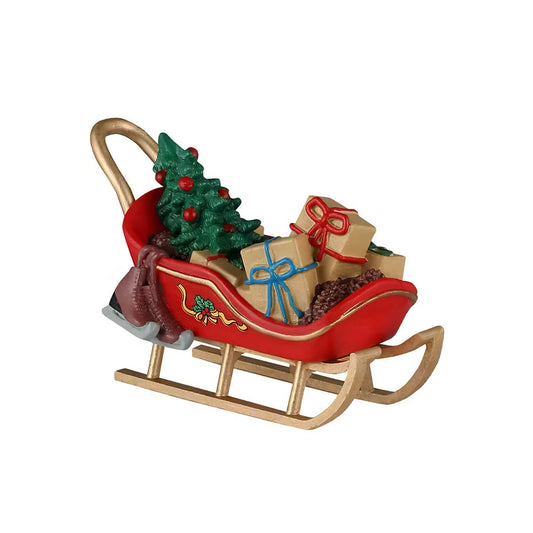 Lemax Vintage Christmas Santa's Sleight Christmas Village Decoration 44337