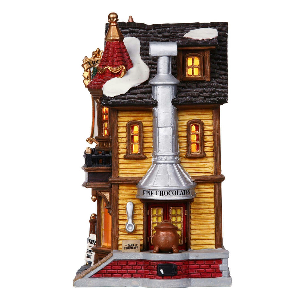 Lemax Lucy's Chocolate Shop Christmas Caddington Village Building 45052