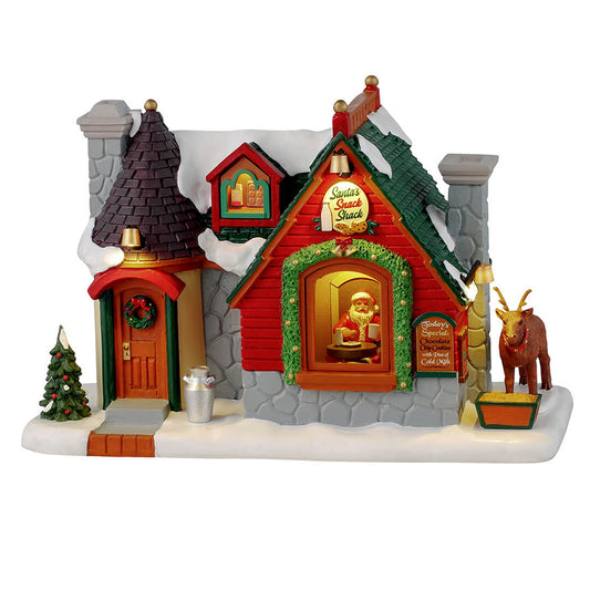 Lemax Santa's Snack Shack Christmas Santa's Wonderland Village Building 45271