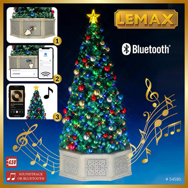 Lemax 2025 Musical Christmas Tree Christmas Village Display Centrepiece 54580