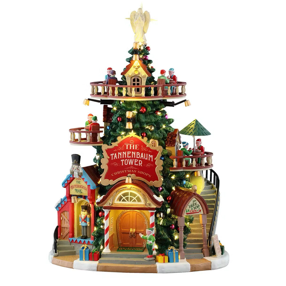 Lemax The Tannenbaum Tower Christmas Shops Christmas Village 55311