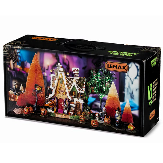 Lemax The Candy Witch Cottage Kit Spooky Town Halloween Starter Set 56665