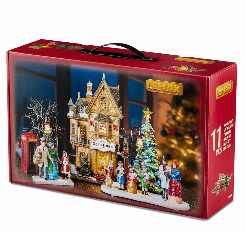 Lemax Tannenbaum Christmas Shoppe Caddington Christmas Village Starter Set 56678