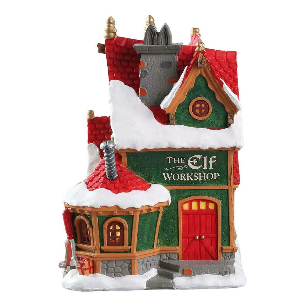 Lemax The Elf Workshop Christmas Santa's Wonderland Village Building 75291