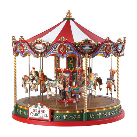 Lemax The Grand Carousel Christmas Village Carnival Centrepiece 84349