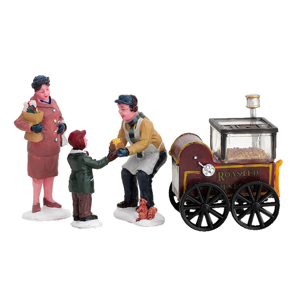 Lemax Roasted Chestnut Stand Christmas Carnival Food Festival Village 92331