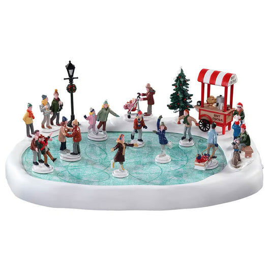 Lemax Village Skating Pond w/Sound Christmas Village 94048