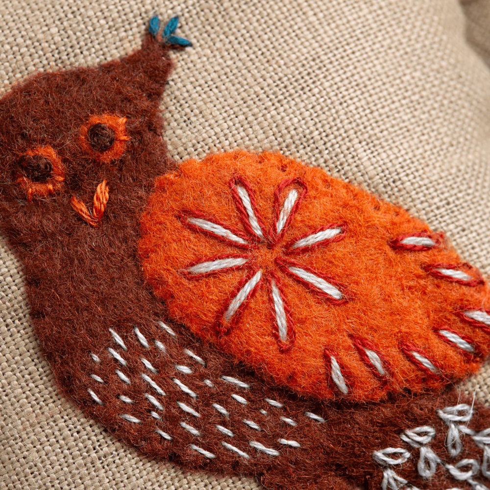 Corinne Lapierre Linen Lavender Bags Embroidery Kit - Woodland