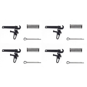 W&T / Smiths LP5 Smiths Screw Link Couplings Brass/Steel (4) OO Gauge