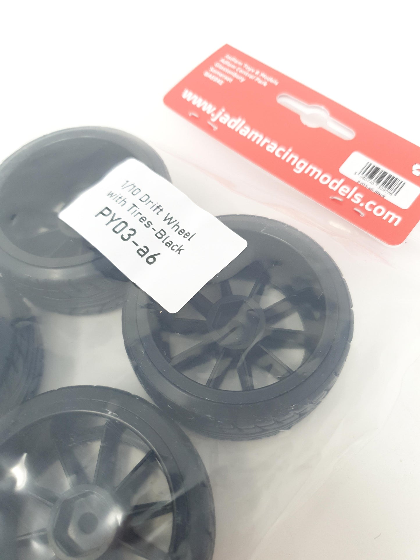 RC Car 1:10 Drift Wheels 10-Spoke Black PY03-A6