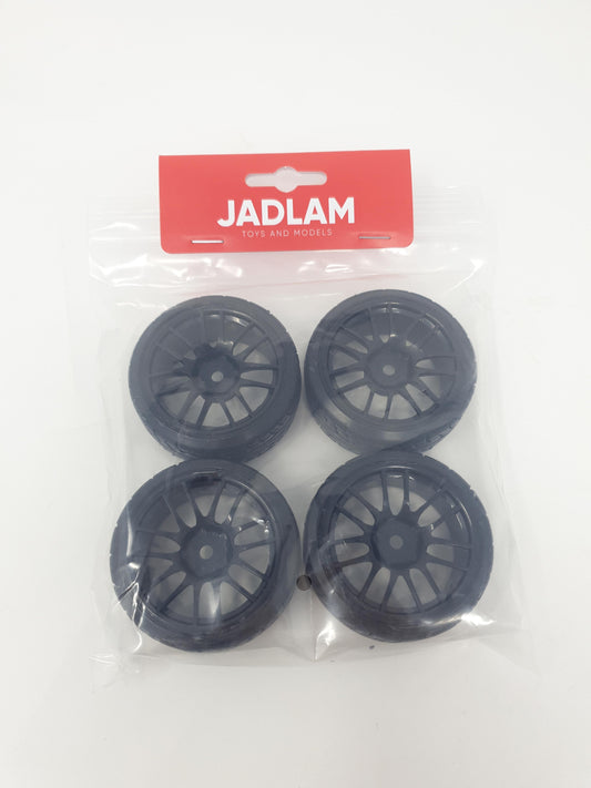 RC Car 1:10 Drift Wheels 7-Double Spoke Black PY03-A13