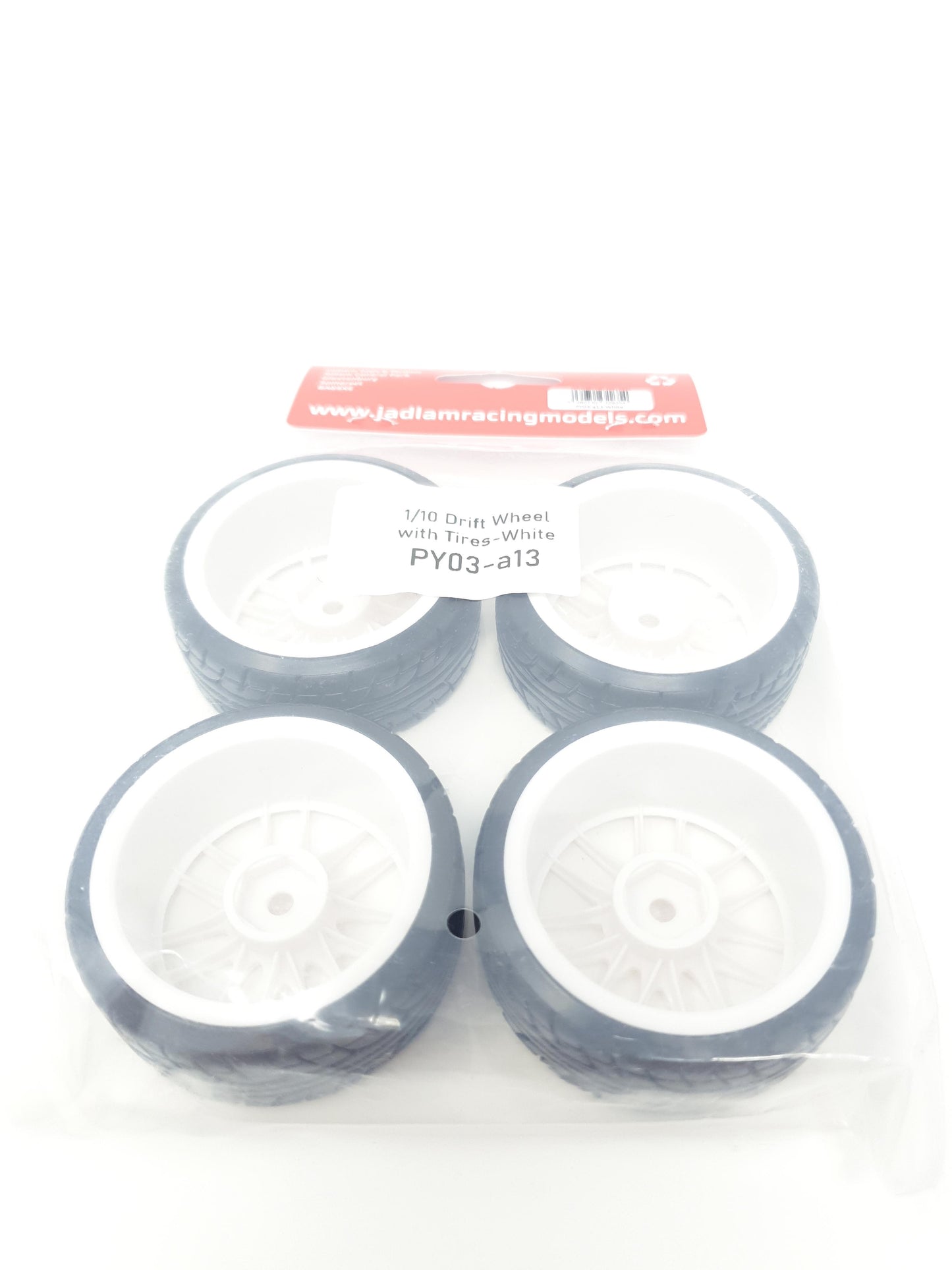 RC Car 1:10 Drift Wheels 7-Double Spoke White PY03-A13