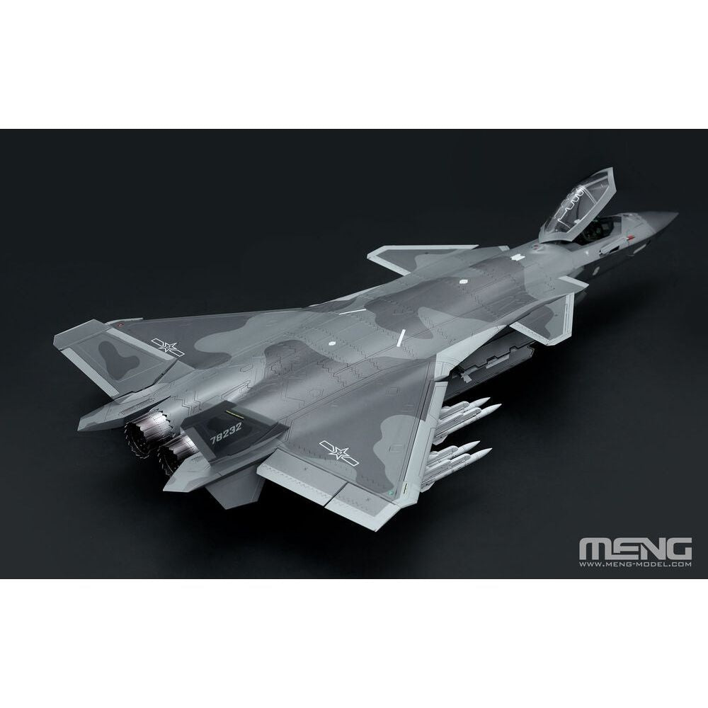 Meng LS-002S Chinese J-20 Stealth Fighter Beast Mode 1L48 Model Kit