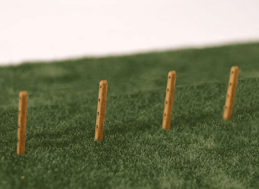 Scale Model Scenery LX058 4ft Fence Posts (pre-drilled) OO/HO Gauge