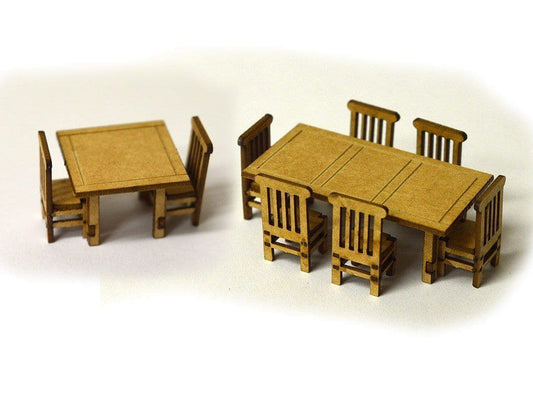 Scale Model Scenery LX070 Tables & Chairs OO/HO Gauge