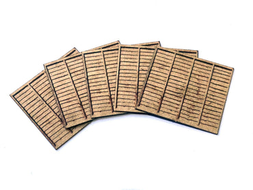 Scale Model Scenery LX155 6ft Fence Panels OO/HO Gauge