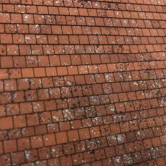 Scale Model Scenery LX418 Pre-Weathered Terracotta Roof Tiles OO/HO Gauge