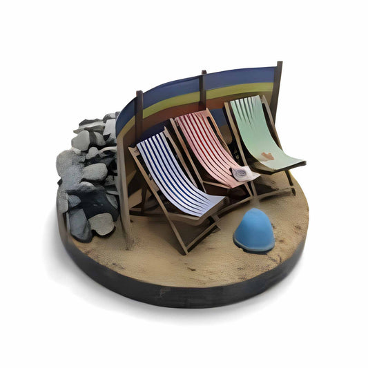 Scale Model Scenery LX483 Deckchairs OO/HO Gauge