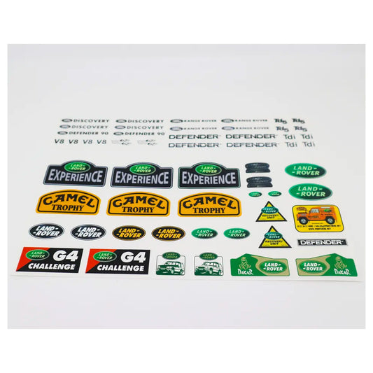 Land Rover Defender Camel Decal Stickers 1:10 Scale RC Accessories for TRX-4