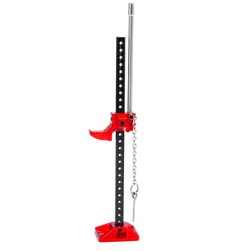 Red Fully Adjustable Lift Jack 1:10 Scale RC Crawler Accessory