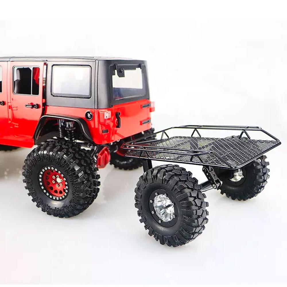 Metal RC Trailer Attachment 1:10 Scale Crawler Accessory Part for TRX-4 SCX10