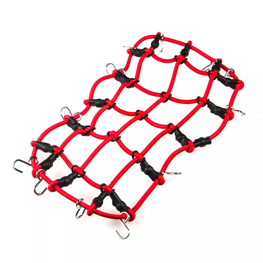 Red Elastic Cargo Net w/Hooks 1:10 Scale Crawler RC Car Accessory