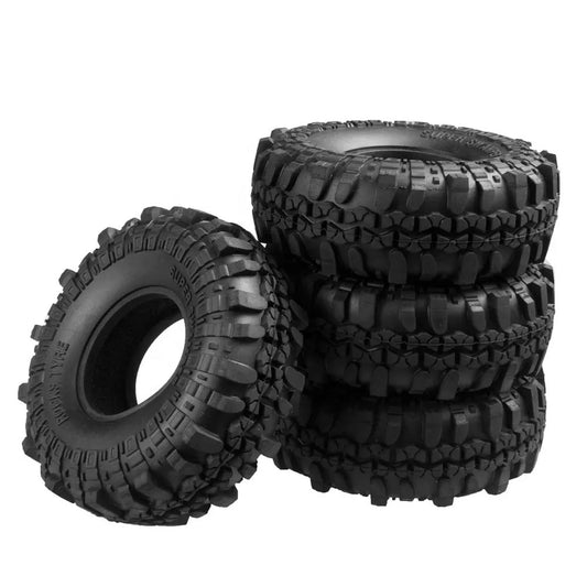 RC Car 1.9" 110mm Tyres w/Foam (Set of 4) 1:10 Scale Crawler Parts B100101