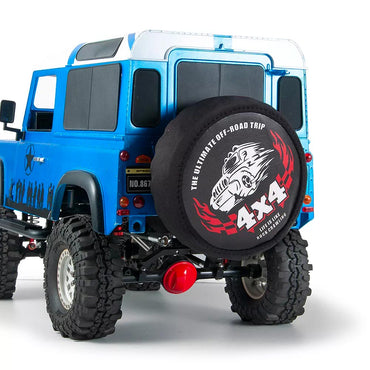 RC Car 1:10 Scale Crawler Spare Tyre Cover 4x4 for TRX4 etc